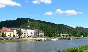 Blick auf Bad Schandau